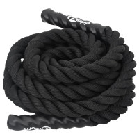 Miniatyr av produktbild för Battle rope svart 6 m 4,5 kg polyester