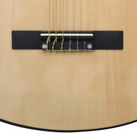 Produktbild för Gitarr för nybörjare 8 delar klassisk 3/4 36"