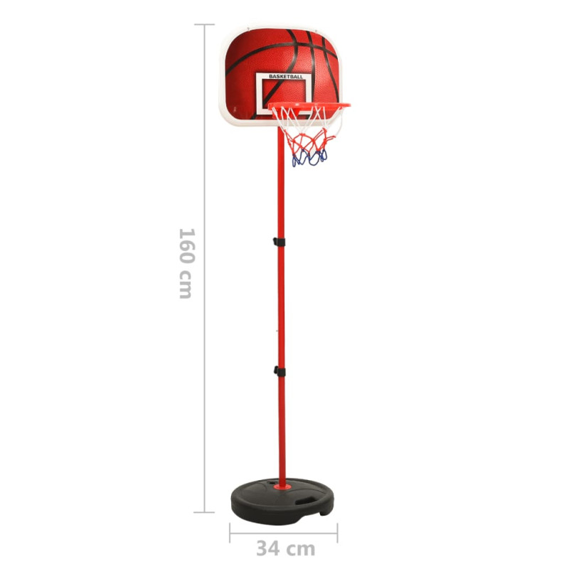 Produktbild för Basketkorg justerbar 160 cm