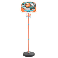 Produktbild för Flyttbar basketkorg justerbar 133-160 cm