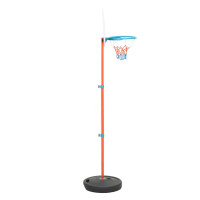 Produktbild för Flyttbar basketkorg justerbar 133-160 cm