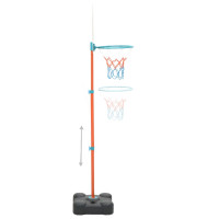 Produktbild för Flyttbar basketkorg justerbar 109-141 cm