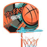 Produktbild för Flyttbar basketkorg justerbar 109-141 cm