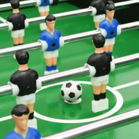Miniatyr av produktbild för Fotbollsbord hopfällbart 121x61x80 cm svart