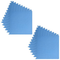 Miniatyr av produktbild för Skyddsmatta 12st 4,32 ㎡ EVA-skum blå