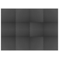 Miniatyr av produktbild för Skyddsmatta 12st 4,32 ㎡ EVA-skum svart