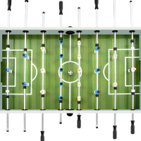 Miniatyr av produktbild för Fotbollsbord stål 60 kg 140x74,5x87,5 cm vit