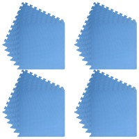 Miniatyr av produktbild för Skyddsmatta 24 st 8,64 ㎡ EVA-skum blå