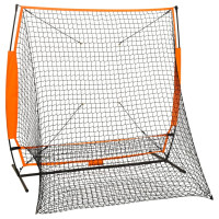 Produktbild för Multisport baseball träningsnät svart 174x76x158,5 cm