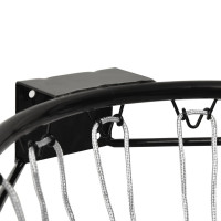 Miniatyr av produktbild för Basketring svart 39 cm stål