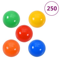 Produktbild för Lekbollar 250 st flerfärgad
