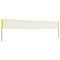 Miniatyr av produktbild för Volleybollnät gul och svart 823x244 cm PE-tyg