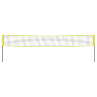 Miniatyr av produktbild för Volleybollnät gul och svart 823x244 cm PE-tyg
