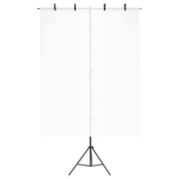 Produktbild för T-stativ svart 151x60x(70-200) cm