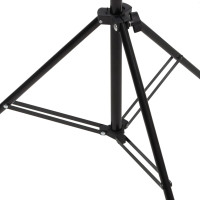 Produktbild för T-stativ svart 201x60x(70-200) cm