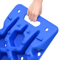 Produktbild för Greppmattor 2 st blå 107x31x7 cm nylon