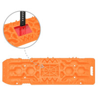 Produktbild för Greppmattor 2 st orange 107x31x7 cm nylon