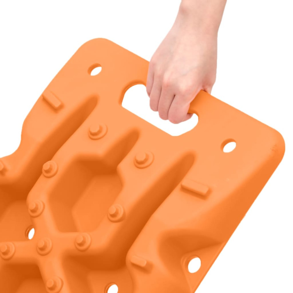 Produktbild för Greppmattor 2 st orange 107x31x7 cm nylon