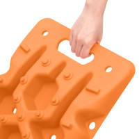 Produktbild för Greppmattor 2 st orange 107x31x7 cm nylon