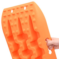 Produktbild för Greppmattor 2 st orange 106x30,5x7 cm nylon