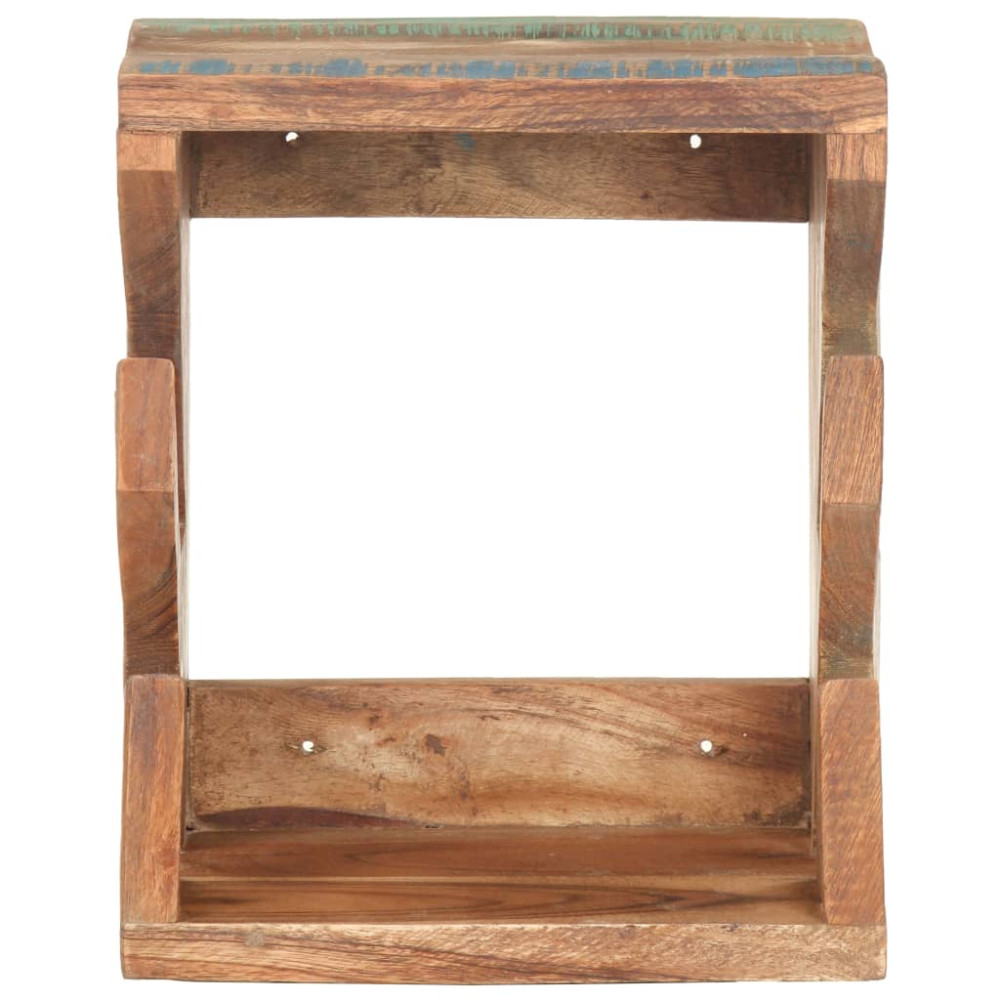 Produktbild för Väggmonterad skateboardhållare 25x20x30 cm återvunnet trä