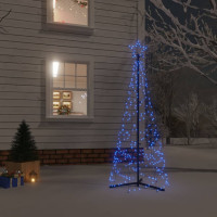 Produktbild för Julgranskon blå 200 LEDs 70x180 cm