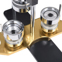 Miniatyr av produktbild för Knappmaskin med 500 st knappnålsdelar 25mm roterbar stans