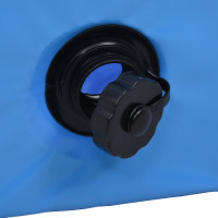Produktbild för Hopfällbar hundpool blå 80x20 cm PVC