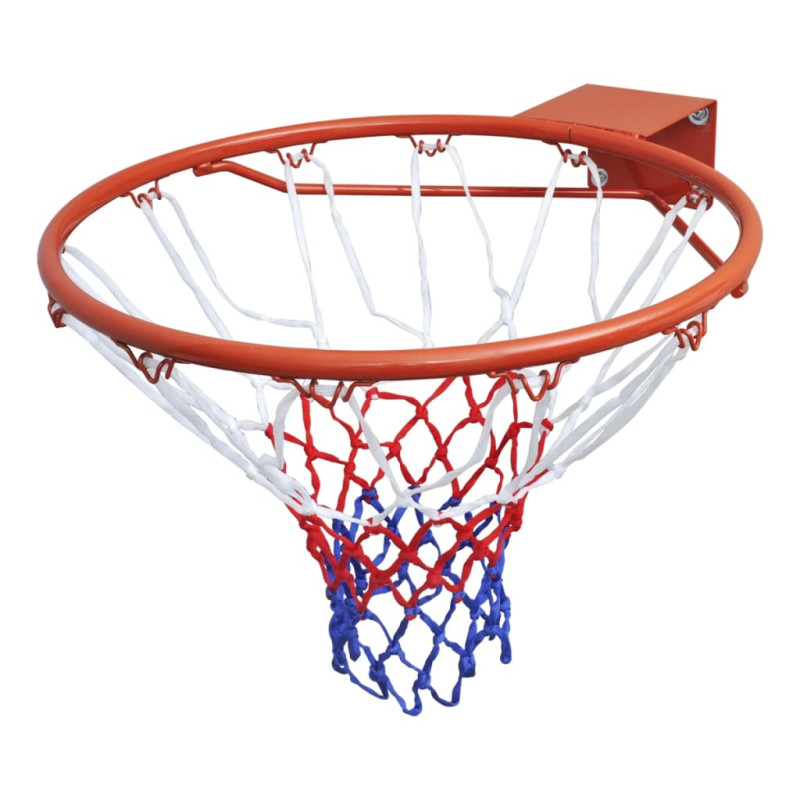 Produktbild för Basketkorg med orange nät 45 cm