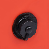 Produktbild för Hopfällbar hundpool röd 200x30 cm PVC