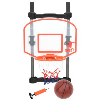 Produktbild för Basketkorg för dörr justerbar