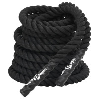 Miniatyr av produktbild för Battle rope svart 12 m 9 kg polyester