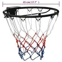 Miniatyr av produktbild för Basketring svart 45 cm stål