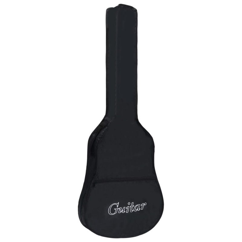 Produktbild för Gitarrfodral för 4/4 klassisk gitarr svart 100x37 cm tyg
