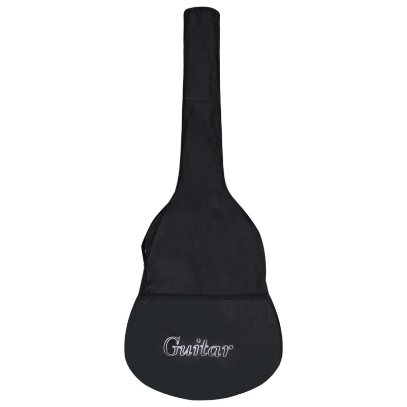Produktbild för Gitarrfodral för 4/4 klassisk gitarr svart 100x37 cm tyg