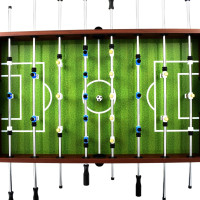 Miniatyr av produktbild för Fotbollsbord stål 60 kg 140x74,5x87,5 cm brun