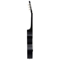 Miniatyr av produktbild för Gitarr för nybörjare 8 delar klassisk svart 3/4 36"