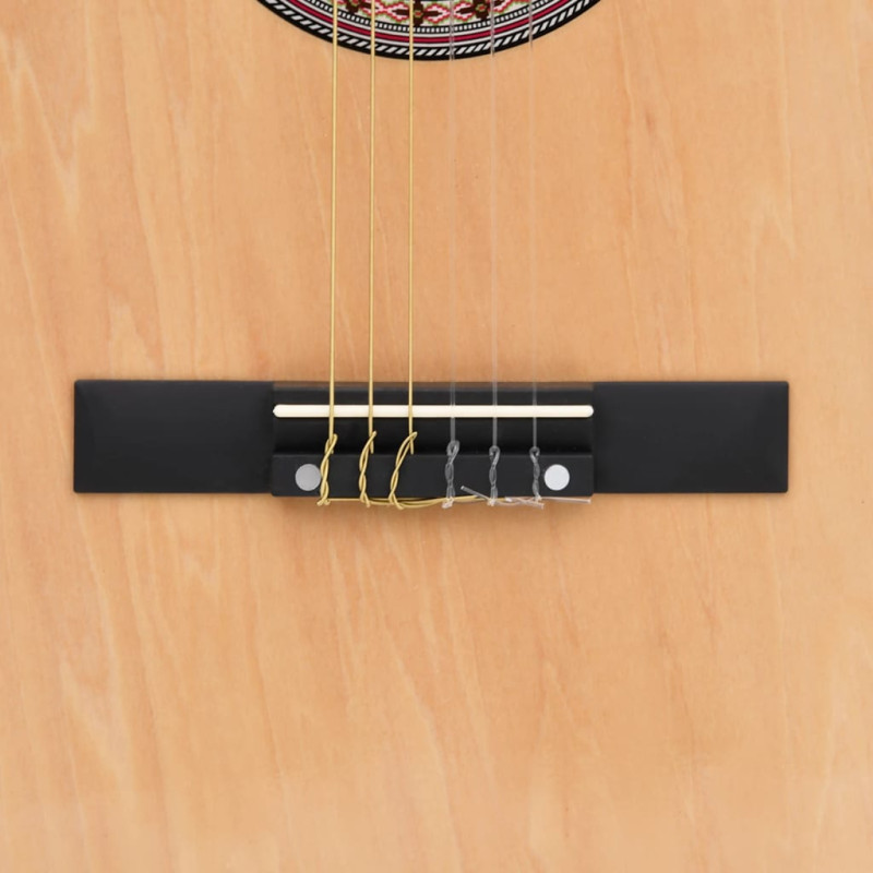 Produktbild för Akustisk gitarr 12 delar med 6 strängar western 38"