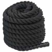 Miniatyr av produktbild för Battle rope svart 15 m 11 kg polyester