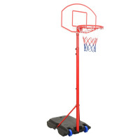 Miniatyr av produktbild för Flyttbar basketkorg justerbar 200-236 cm