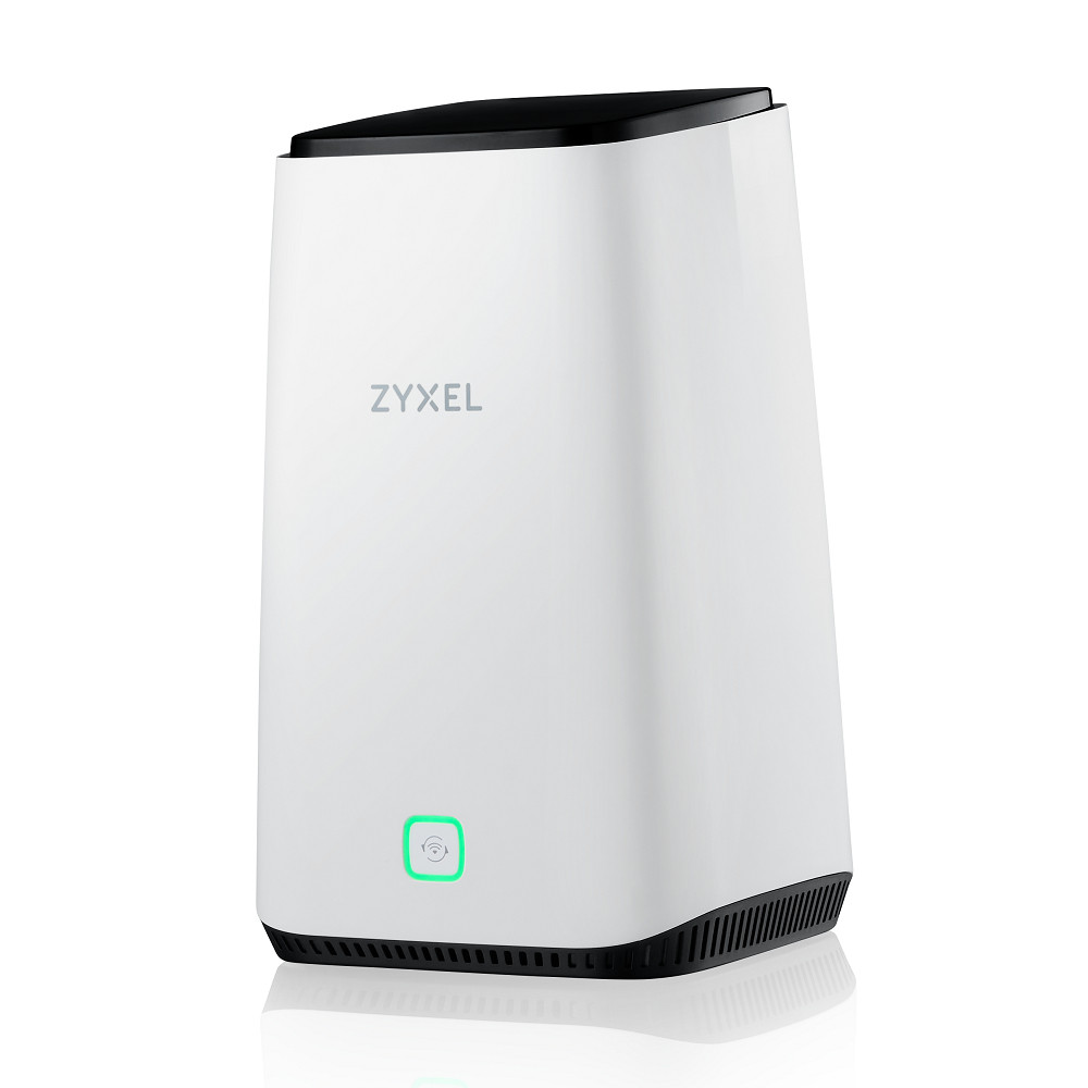 Produktbild för Zyxel FWA510 trådlös router Multi-Gigabit Ethernet Tri-band (2,4 GHz / 5 GHz / 5 GHz) 5G Svart, Vit