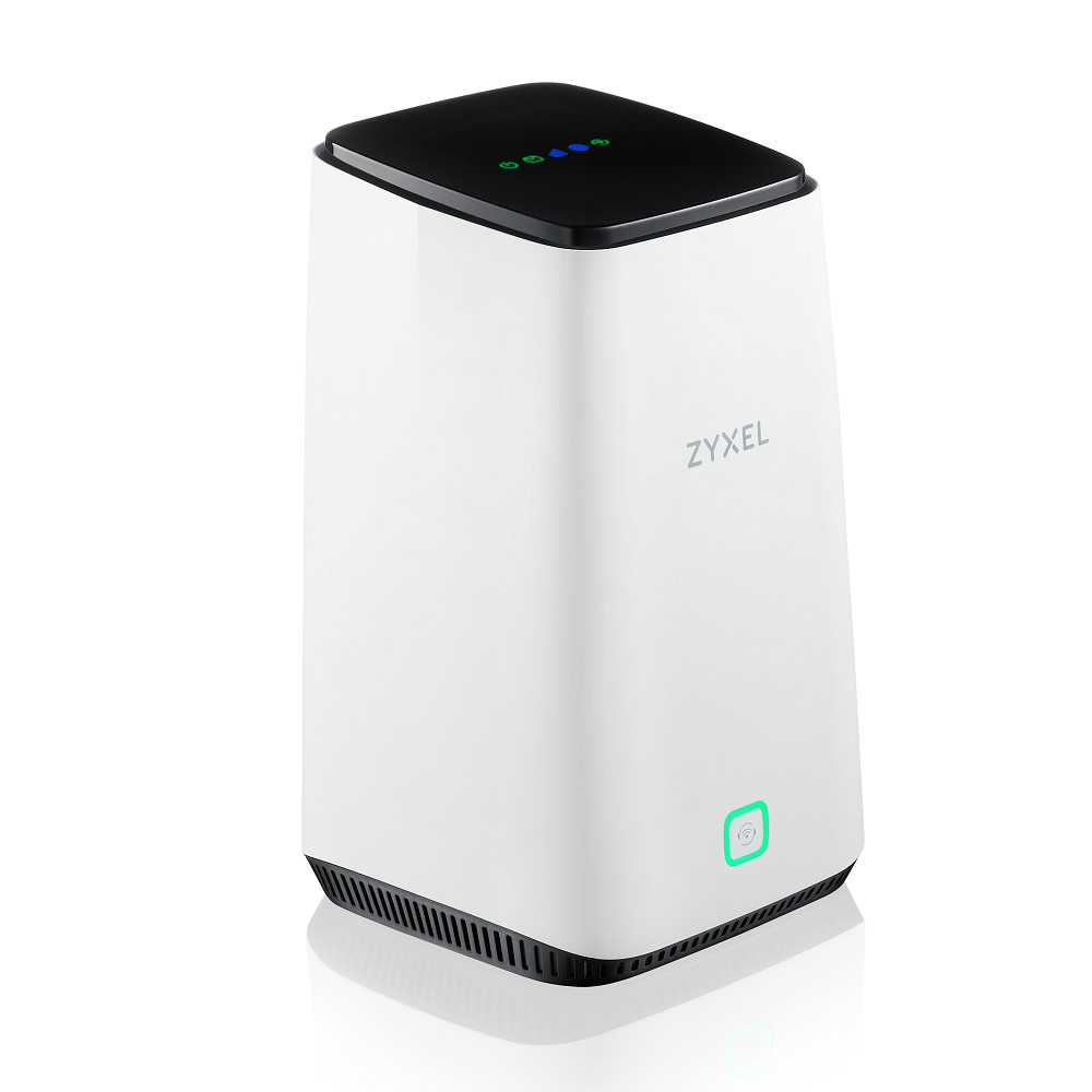 Produktbild för Zyxel FWA510 trådlös router Multi-Gigabit Ethernet Tri-band (2,4 GHz / 5 GHz / 5 GHz) 5G Svart, Vit