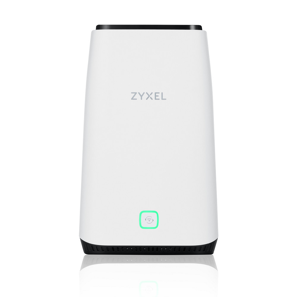 Produktbild för Zyxel FWA510 trådlös router Multi-Gigabit Ethernet Tri-band (2,4 GHz / 5 GHz / 5 GHz) 5G Svart, Vit