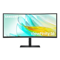 Produktbild för Samsung ViewFinity LS34C652UAUXEN platta pc-skärmar 86,4 cm (34") 3440 x 1440 pixlar 4K Ultra HD LED Svart