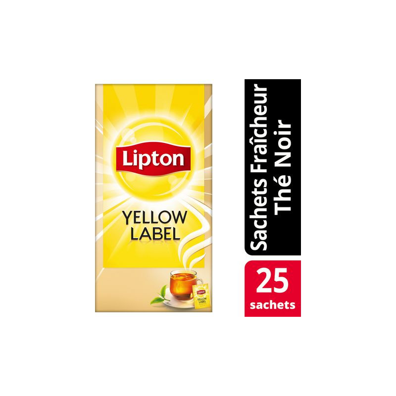 Produktbild för Te LIPTON påse Yellow Label 25/fpp