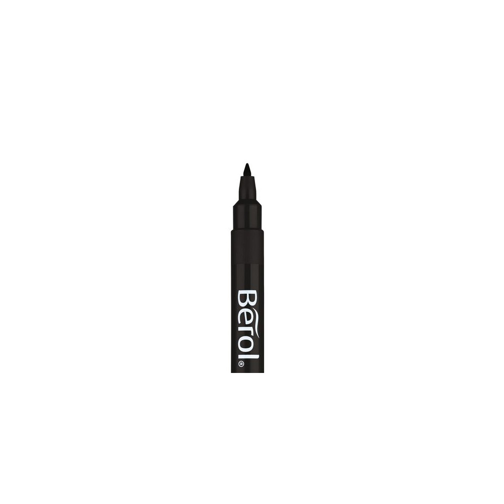 Produktbild för Fiberpenna BEROL Fine svart 12/fp