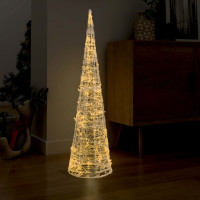 Produktbild för Ljuskon LED pyramid akryl varmvit 120 cm