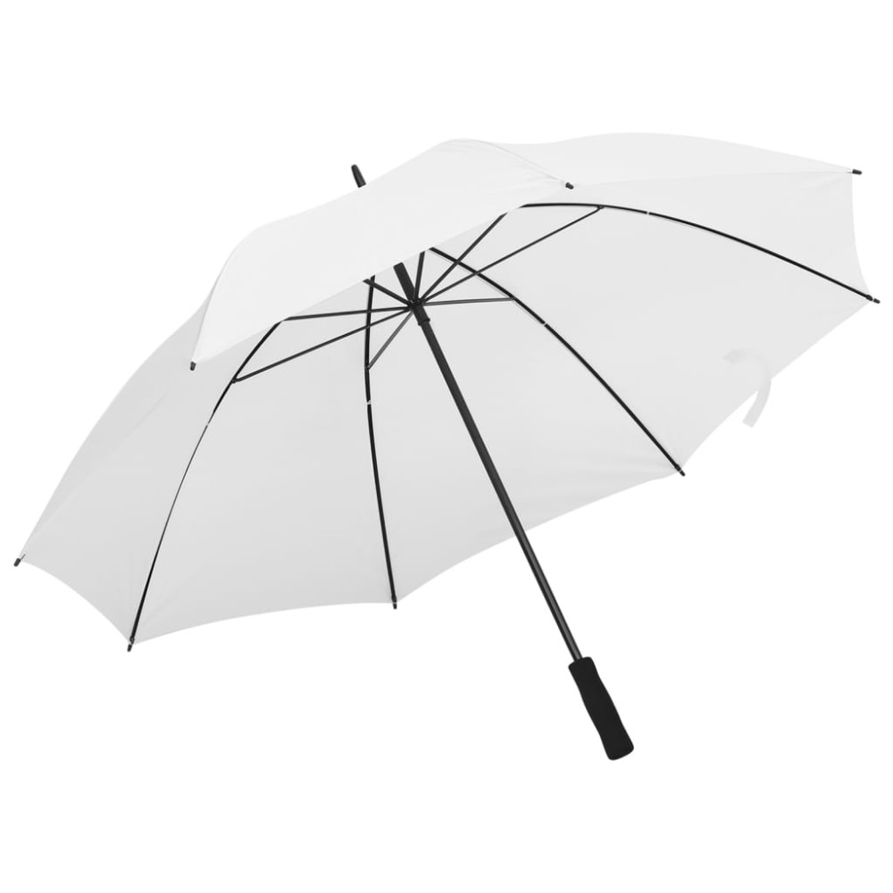 Produktbild för Paraply vit 130cm