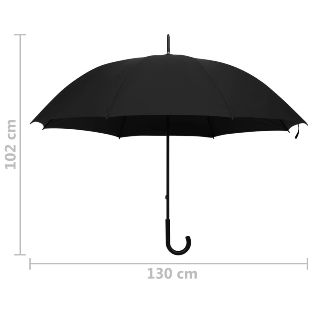 Produktbild för Paraply svart 130cm