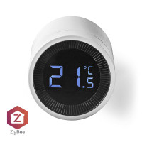 Produktbild för Nedis Zigbee Smart Radiatorknop termostater Vit